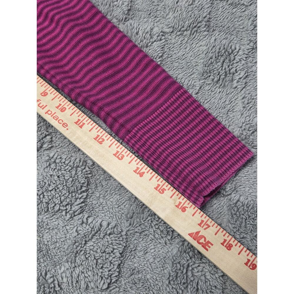 VTG Tommy Hilfiger Women's Pink And Purple Knit Long Sleeve Shirt Size Small - Picture 6 of 15